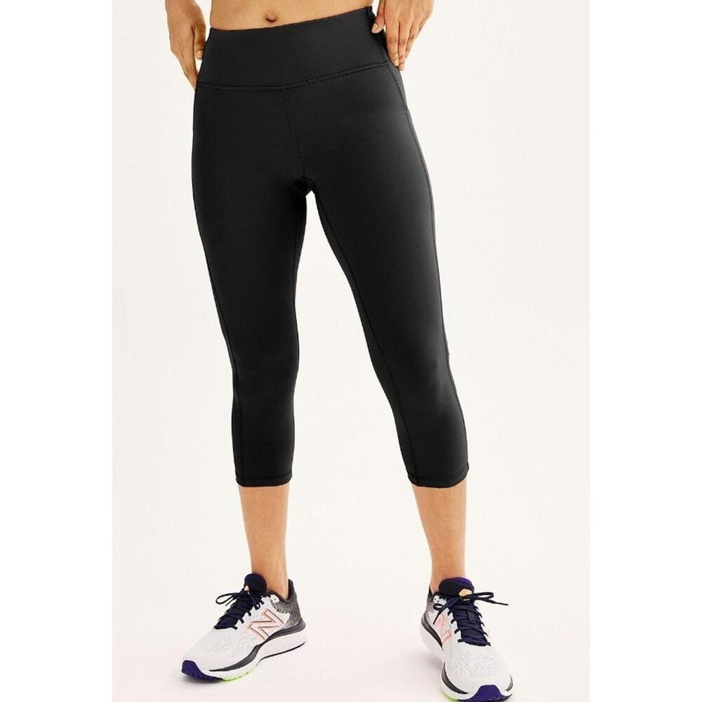 Tek Gear Untrastretch women's capri high rise leggings pants size L